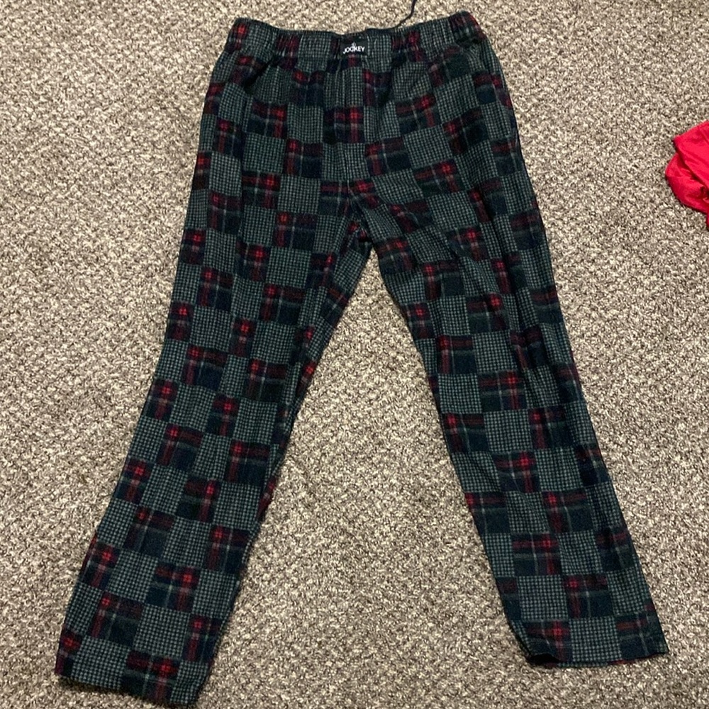 Black & Red Pajama pants (size Large)